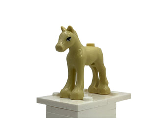 Horse, Friends, Foal with Tan and White Eyes and 3 Black Eyelashes Pattern, 11241pb02 Minifigure LEGO®