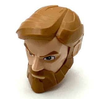 Large Figure Head Modified SW Obi-Wan Kenobi Pattern, Part# 21325pb01 Part LEGO® In Sealed Bag  