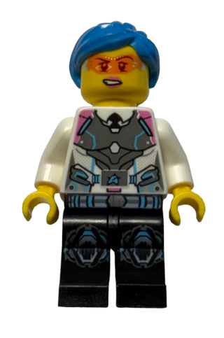 Agent Caila Phoenix - Dark Azure Hair, uagt029 - LEGO® Ultra Agents Minifigure