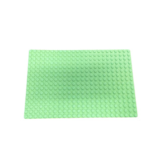 16x24 Baseplate, Part# 3334 Part LEGO® Light Green Like New