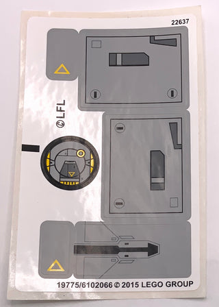 Sticker Sheet for Set AT-DP, 75083 - (19775/6102066), Part# 75083stk01 Part LEGO® Complete