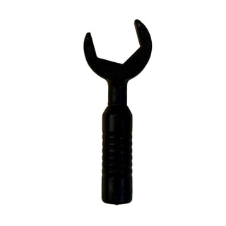 Minifigure Utensil Tool Open End Wrench - 6-Rib Handle Part#6246e Part LEGO® Black