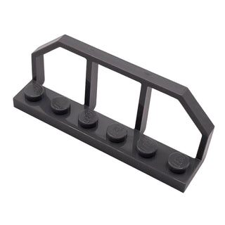 Plate, Modified 1x6 with Train Wagon End/Fence, Part# 6583 Part LEGO® Dark Bluish Gray 1 Part