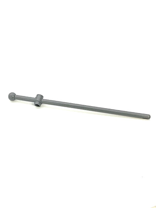 Bar 12L with Open Stud, Tow Ball, and Slit (Boat Mast), Part# 476 Part LEGO® Dark Bluish Gray Very Good