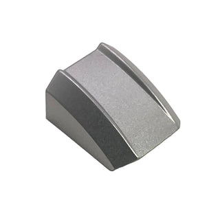 Slope, Curved 2x2 Lip, Part# 30602 Part LEGO® Metallic Silver