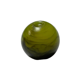 Palantir (Ball, Bionicle Zamor Sphere with Marbled Trans-Yellow Pattern), Part# 54821pb02 Part LEGO® Trans-Brown