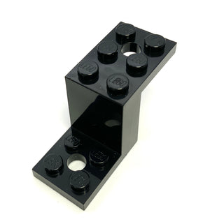 Bracket 5x2x2 1/3 with 2 Holes, Part# 6087 Part LEGO® Black  