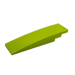 Slope, Curved 8 x 2, Part# 42918 Part LEGO® Lime