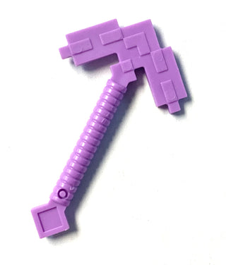 Minifigure Weapon, Minecraft Pickaxe, Part# 18789 Part LEGO® Medium Lavender (Enchanted)  