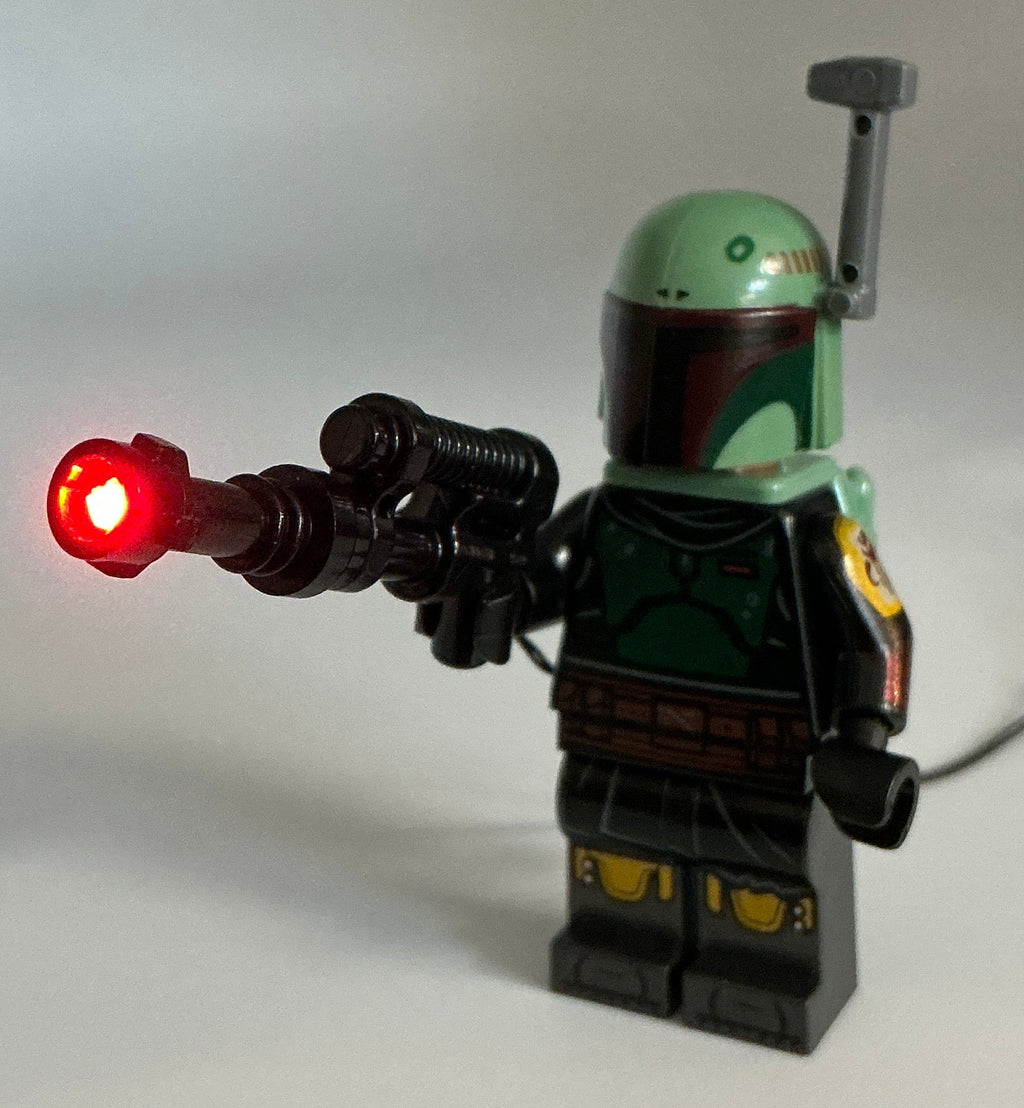 Light-Up Flashing Double Barrel Blaster w/ Extension, USB & DIY System ...