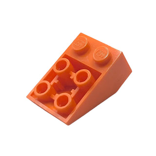 Slope, Inverted 33 3x2 with Flat Bottom Pin and Connections Between Studs, Part# 3747b Part LEGO® Orange 1 Part