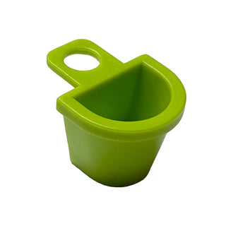 Minifigure Container D-Basket, Part# 4523 Part LEGO® Lime