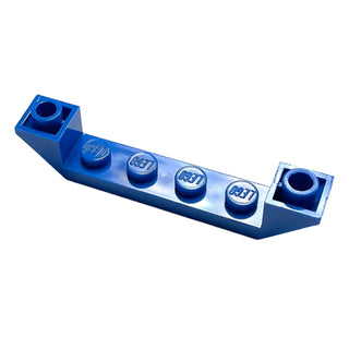 Slope, Inverted 45 6 x 1 Double with 1 x 4 Cutout, Part# 52501 Part LEGO® Blue