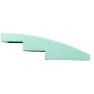 Slope, Curved 4 x 1, Part# 61678 Part LEGO® Light Aqua
