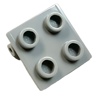 Hinge Brick 2 x 2 Top Plate, Part# 6134 Part LEGO® Light Bluish Gray