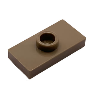 Plate, Modified 1 x 2 with 1 Stud with Groove and Bottom Stud Holder (Jumper), Part# 15573
