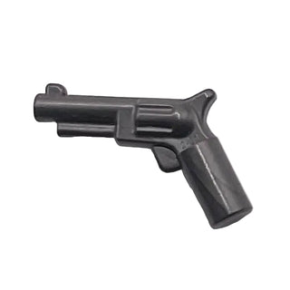 Minifigure Weapon Gun Pistol Revolver Part#13562 Part LEGO® Pearl Dark Gray