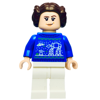 Princess Leia - Holiday Sweater, sw1381 Minifigure LEGO® Like New