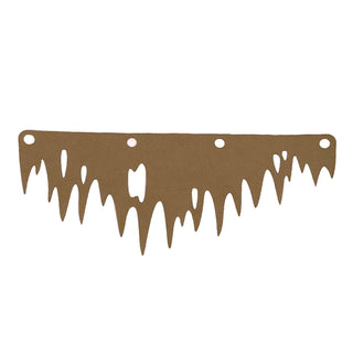 Cloth Sail Tattered Long with 4 Round Holes and 6 Ripped Holes, Part# 32652