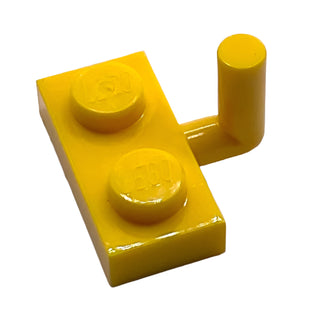 Plate, Modified 1x2 with Bar Arm Up (Horizontal Arm 5mm), Part# 4623b Part LEGO® Yellow