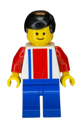Soccer Player - Red, White, and Blue Team with Number 2 on Back, soc023 Minifigure LEGO®