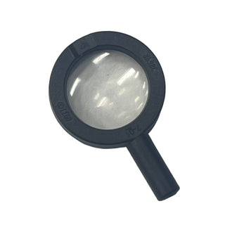 Minifigure, Utensil Magnifying Glass Thick Frame and Hollow Handle with Trans-Clear Lens, Part# 38648c01 Part LEGO®