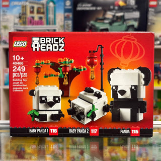 Panda, Baby Panda 1 & Baby Panda 2, 40466 - LEGO® Brickheadz Set