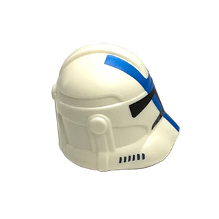 Minifigure, Headgear Helmet SW Clone Trooper (Phase 2) with Black Visor and Blue 501st Legion Markings Pattern, Part# 11217pb01 Part LEGO®