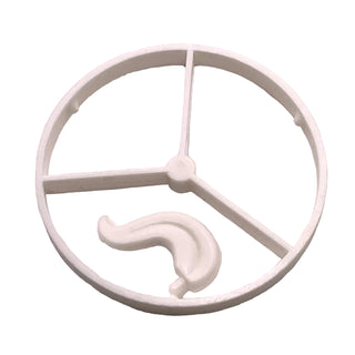 LEGO® Minifigure, Plume Feather Wheel, 3 on Spure, Part# 4502 Part LEGO® White Only Large Plume Feather