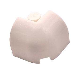 Slope, Curved 2 x 2 x 1 1/3 Corner Round with Recessed Studs, Part# 67810 Part LEGO® White