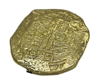 Gold Coin from Treasure Vault Jumani: The Next Level Movie Prop United Brick Co®