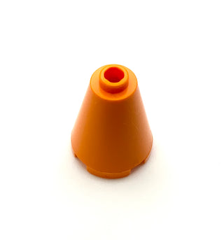 Cone 2x2x2 - Open Stud, Part# 3942c Part LEGO® Orange  