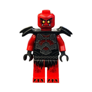 Ash Attacker - Flat Silver Horns, nex045 Minifigure LEGO®