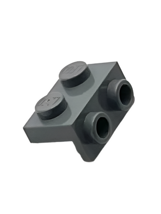 Bracket 1x2 - 1x2, Part# 99781 Part LEGO® Dark Bluish Gray