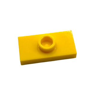 Plate, Modified 1x2 with 1 Stud with Groove (Jumper), Part# 3794b Part LEGO® Yellow