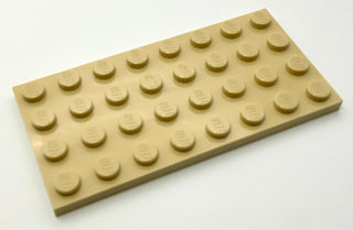 Plate 4x8, Part# 3035 Part LEGO® Tan  