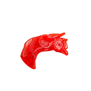 Bionicle Head Connector Block Eye/Brain Stalk - Small, Part# 24187 Part LEGO® Trans-Neon Orange