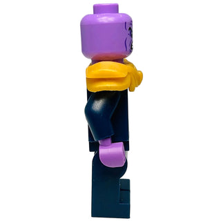 Thanos - Minifigure, Dark Blue and Gold Outfit, Dark Blue Arms, Medium Lavender Hands, Shoulder Armor, sh1044 LEGO® Marvel Minifigure Minifigure LEGO®