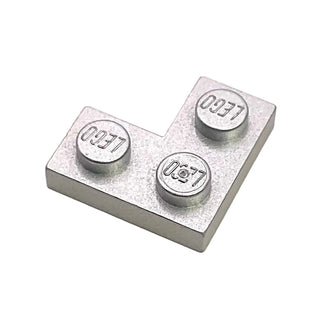 Plate 2x2 Corner, Part# 2420 Part LEGO® Metallic Silver