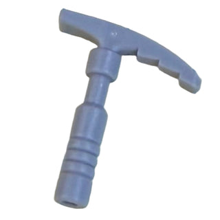 Minifigure Utensil Ice Axe - 3-Rib Handle, Part#18738 Part LEGO® Light Bluish Gray