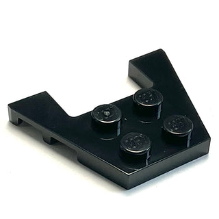 Wedge, Plate 3 x 4 with Stud Notches, Part# 48183 Part LEGO® Black