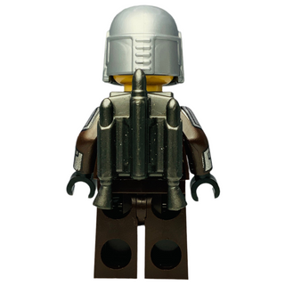 Din Djarin - Silver Beskar Armor, sw1212 (with Printed Face, Jetpack) Minifigure LEGO®