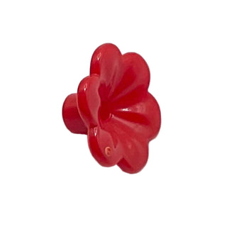 Friends Accessories Flower with 6 Rounded Petals and Pin, Part# 93081d Part LEGO® Red