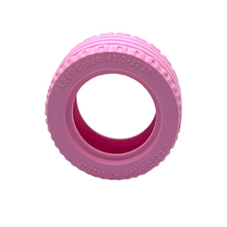 Tire 43.2x22 ZR, Part# 44309 Part LEGO® Bright Pink Very Good