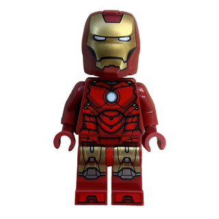 Iron Man - Mark 4 Armor, Large Helmet Visor, Light Nougat Head, sh1048 - LEGO® Marvel Superheroes