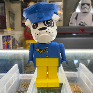 3D Printed Fabuland Large Scale Minifigures Building Kit LEGO® Boris Bulldog