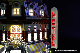 Brick Loot Light Kit For Café Corner Hotel Sign Only - 10182 Light up kit United Brick Co®