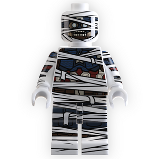 CAPTAIN as Mummy Minifig made using LEGO parts Custom minifigure B3 Customs