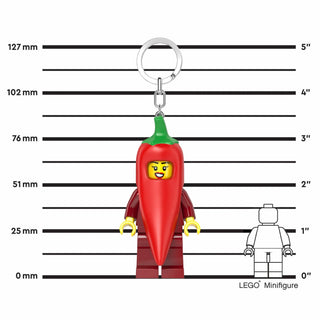 LEGO® Keychain Light - Chili Costume Girl
