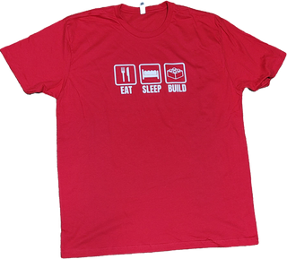 Eat, Sleep, Build T-shirt T-Shirt Atlanta Brick Co   